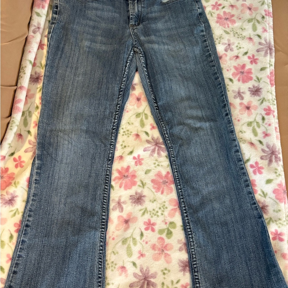 G by Guess Blue Flare Wide Leg Jeans